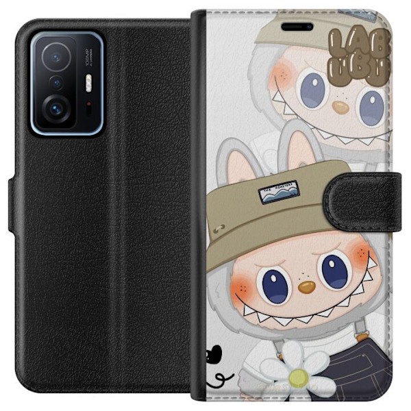 Xiaomi 11T Tegnebogsetui Labubu Minimal Mood - Enkel og stilre