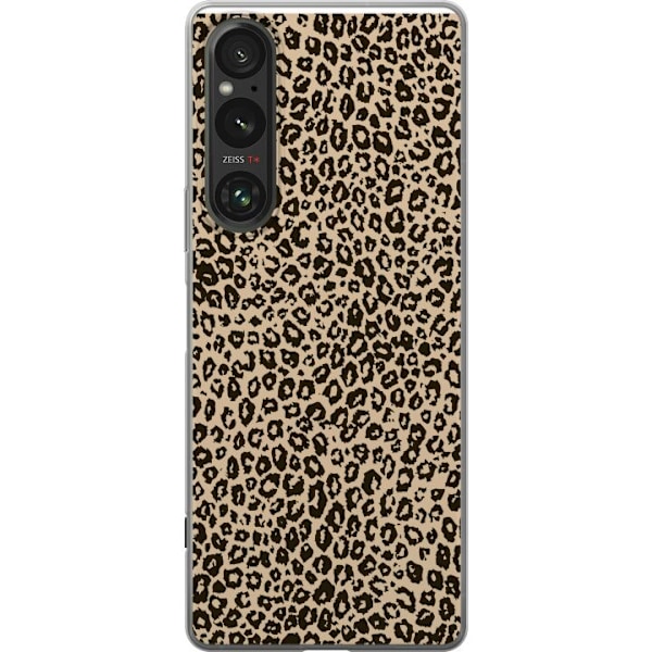 Sony Xperia 1 VI Gjennomsiktig deksel Leopardskisse