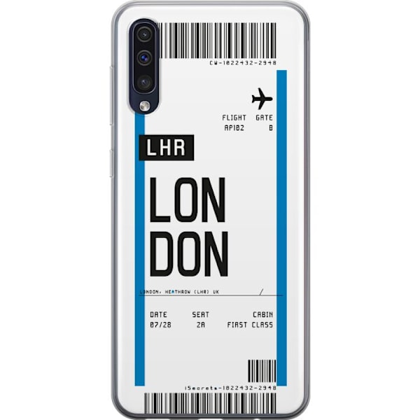 Samsung Galaxy A50 Genomskinligt Skal London