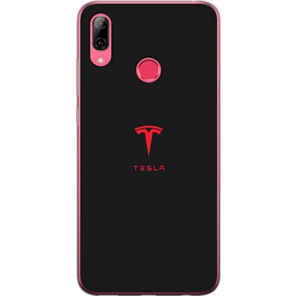 Huawei Y7 (2019) Läpinäkyvä kuori Tesla