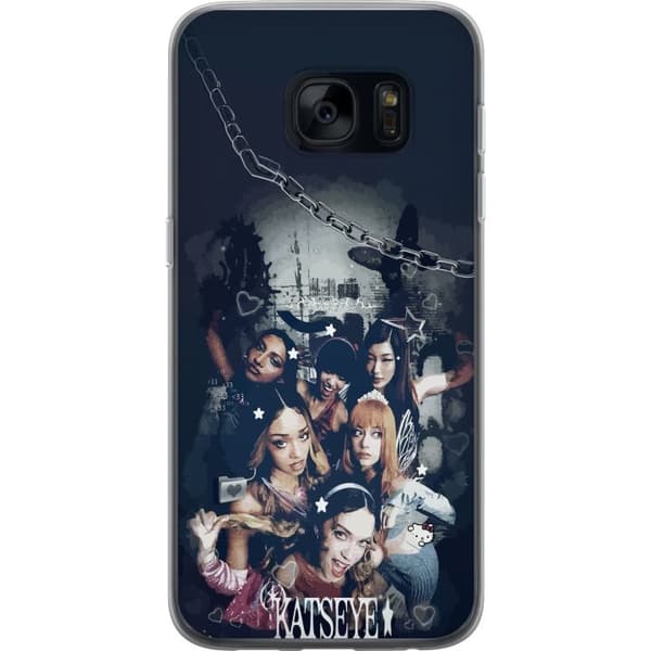 Kompatibel Mobilcover til Samsung Galaxy S7 KATSEYE sort