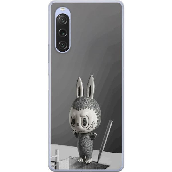 Sony Xperia 10 V Gjennomsiktig deksel Pop Mart MEGA LABUBU LAB