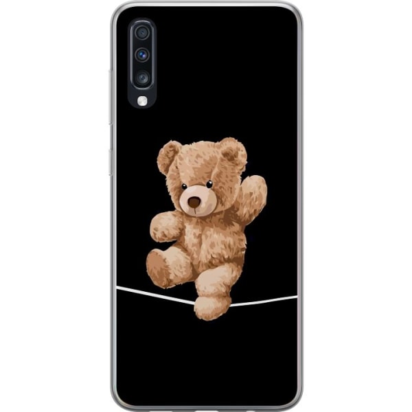 Samsung Galaxy A70 Gjennomsiktig deksel Bjørn