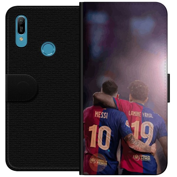 Huawei Y6 (2019) Plånboksfodral Lamine Yamal VS Messi