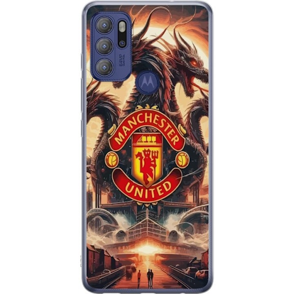 Motorola Moto G60S Genomskinligt Skal Manchester United