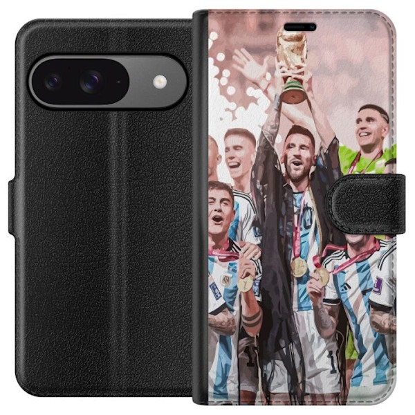 Google Pixel 9 Tegnebogsetui Messi