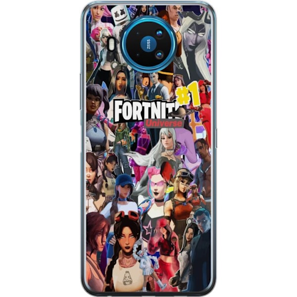 Nokia 8.3 5G Läpinäkyvä kuori Fortnite