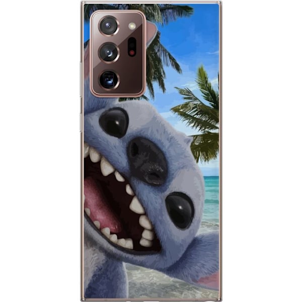 Samsung Galaxy Note20 Ultra Genomskinligt Skal Stitch mobilskal med Palmer i söt vänskapsdesign