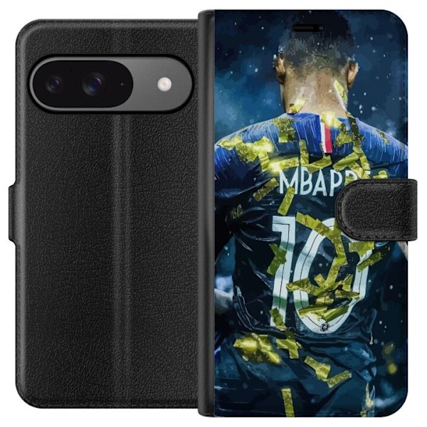 Google Pixel 9 Pro Lompakkokotelo Kylian Mbappé