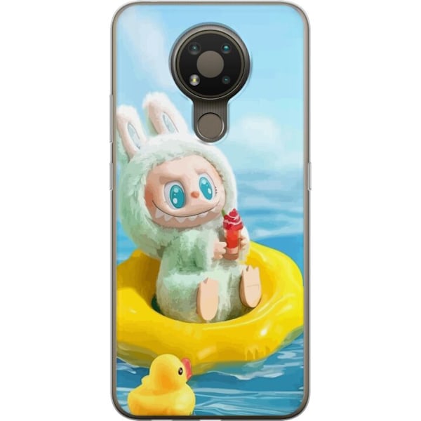 Nokia 3.4 Läpinäkyvä kuori Labubu Macaron-sarja