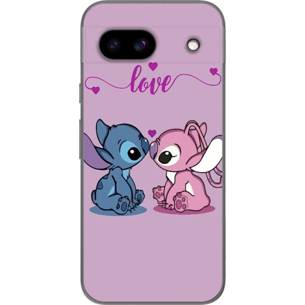 Google Pixel 8a Läpinäkyvä kuori Lilo & Stitch – Angel Edition