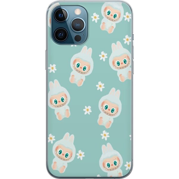 Apple iPhone 12 Pro Max Läpinäkyvä kuori Labubu Candy Vibes