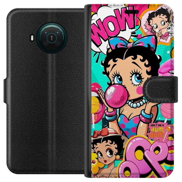 Nokia X10 Plånboksfodral Betty Boop