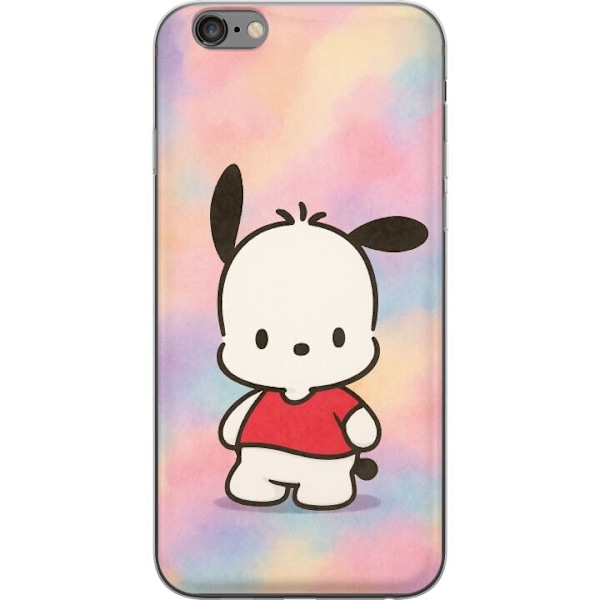Apple iPhone 6s Plus Genomskinligt Skal Kawaii Sanrio Pochacco