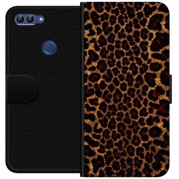 Kompatibelt Plånboksfodral till Huawei P smart Wild Leopard brun