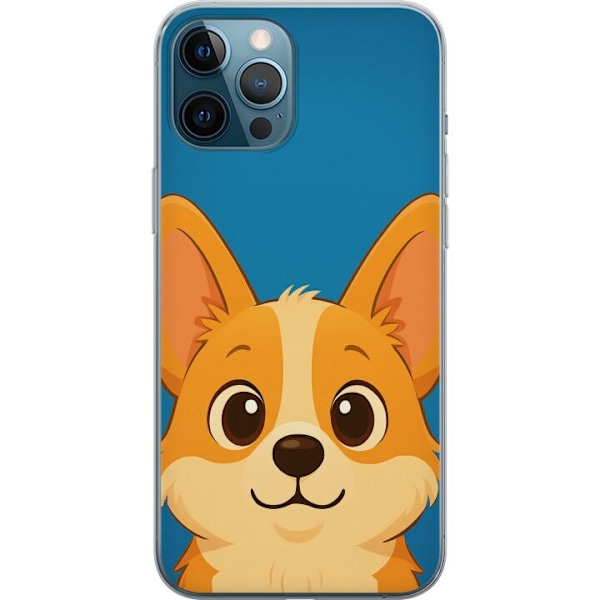 Apple iPhone 12 Pro Max Genomskinligt Skal Hello Corgi