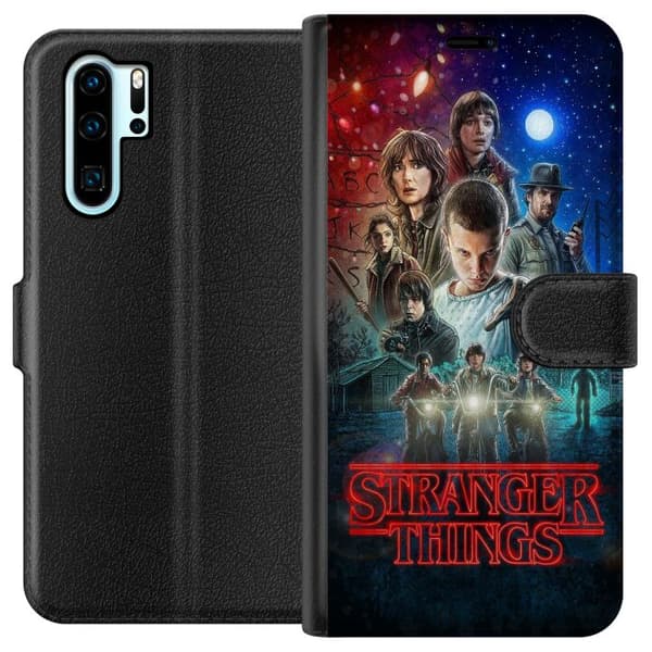 Kompatibelt Lommeboketui til Huawei P30 Pro Stranger Things