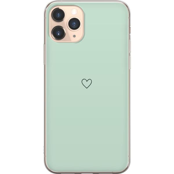 Kompatibelt Mobildeksel til Apple iPhone 11 Pro Hjerte Grønn