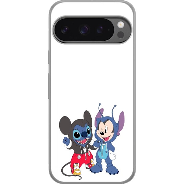 Google Pixel 9 Pro XL Gennemsigtig cover Stitch Mickey Mouse