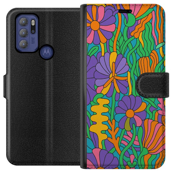 Motorola Moto G60S Tegnebogsetui Farveeksplosion