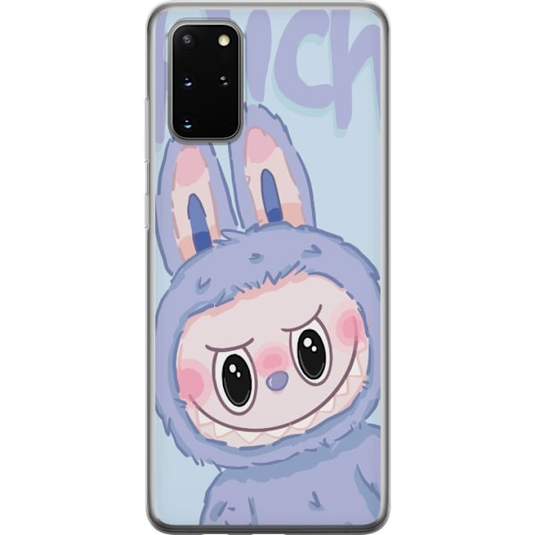 Samsung Galaxy S20+ Genomskinligt Skal Blue Bunny Labubu