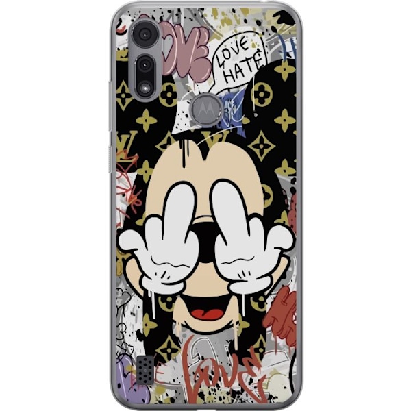 Motorola Moto E6i Gennemsigtig cover Mickey Mouse