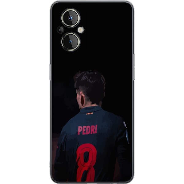 OnePlus Nord N20 5G Läpinäkyvä kuori Pedri FC Barcelona Jal
