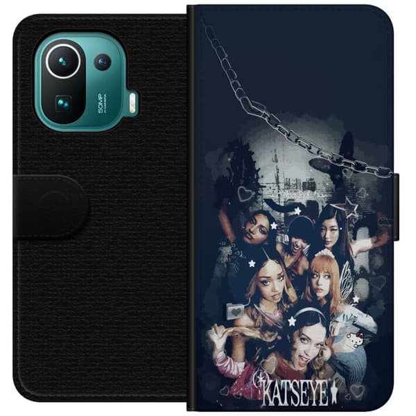 Kompatibel Tegnebogsetui til Xiaomi Mi 11 Pro KATSEYE sort