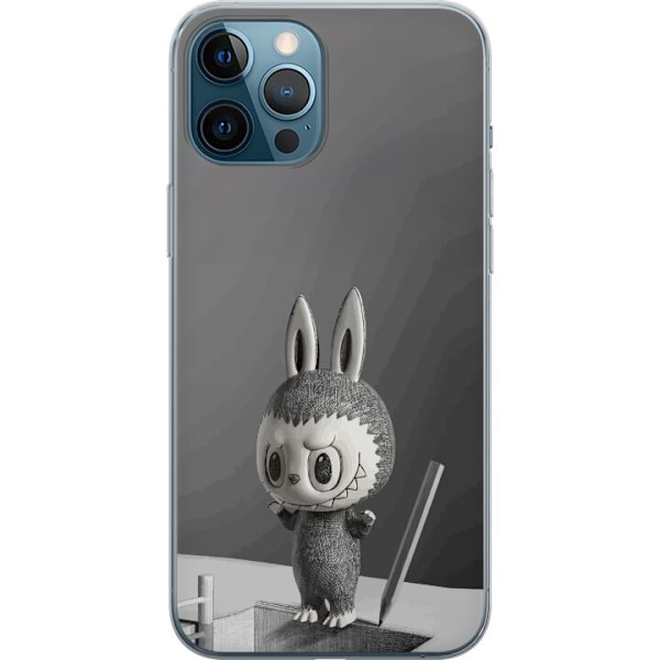 Apple iPhone 12 Pro Max Genomskinligt Skal Pop Mart MEGA LABUBU LABUBU Sketch 1000%