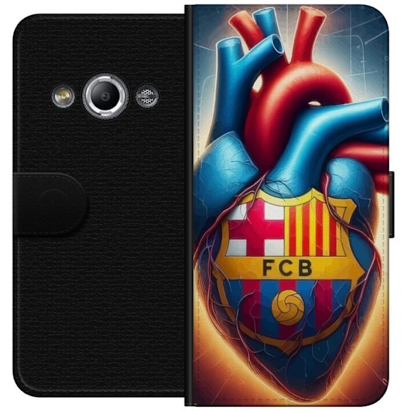 Samsung Galaxy Xcover 3 Lommeboketui FCB Hjerte