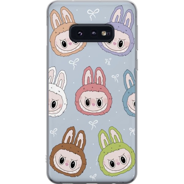 Samsung Galaxy S10e Läpinäkyvä kuori Pastel Labubu