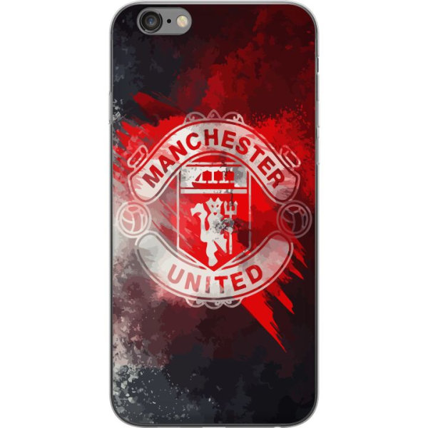 Apple iPhone 6 Plus Läpinäkyvä kuori Manchester United