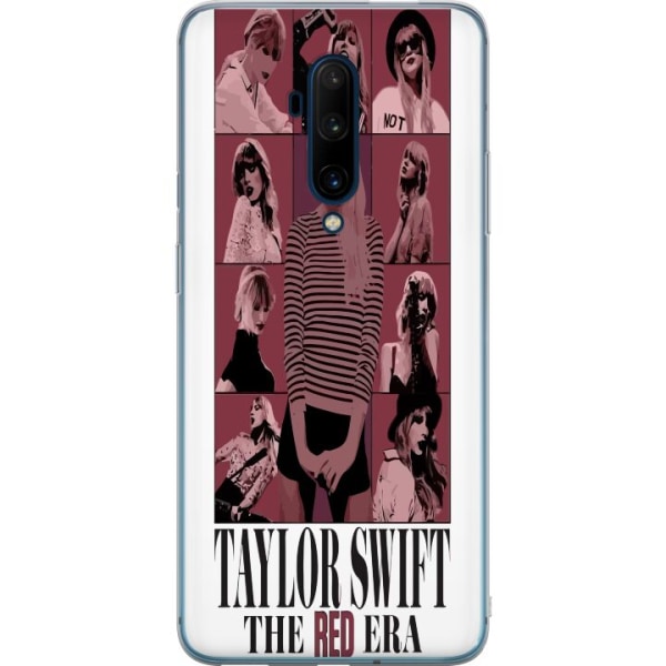 OnePlus 7T Pro Genomskinligt Skal Taylor Swift Red