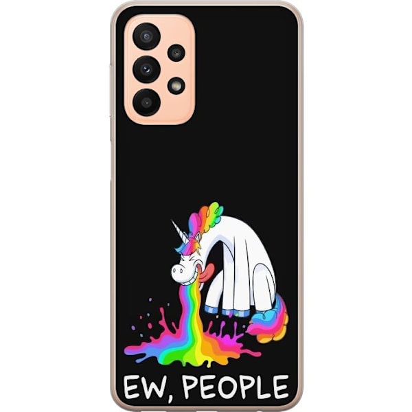 Samsung Galaxy A23 Gjennomsiktig deksel EW People Unicorn