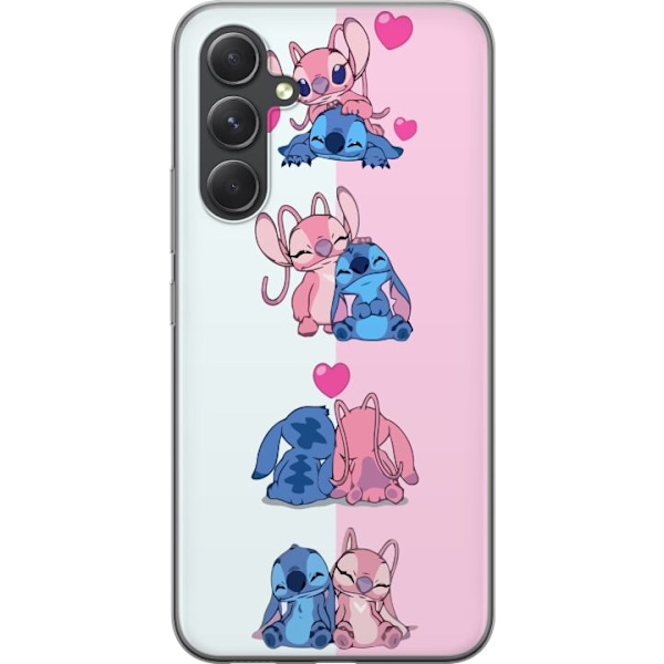 Samsung Galaxy S24+ Läpinäkyvä kuori Lilo & Stitch