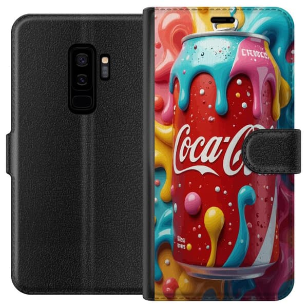 Kompatibel Tegnebogsetui til Samsung Galaxy S9+ Color Splash-dåse