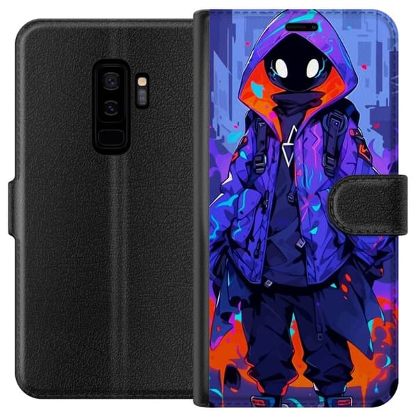 Kompatibelt Plånboksfodral till Samsung Galaxy S9+ Anime
