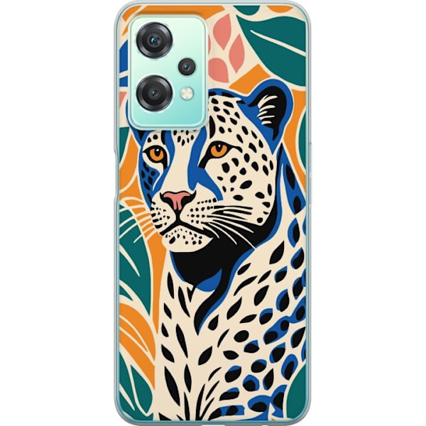 OnePlus Nord CE 2 Lite 5G Genomskinligt Skal Majestic Leopard