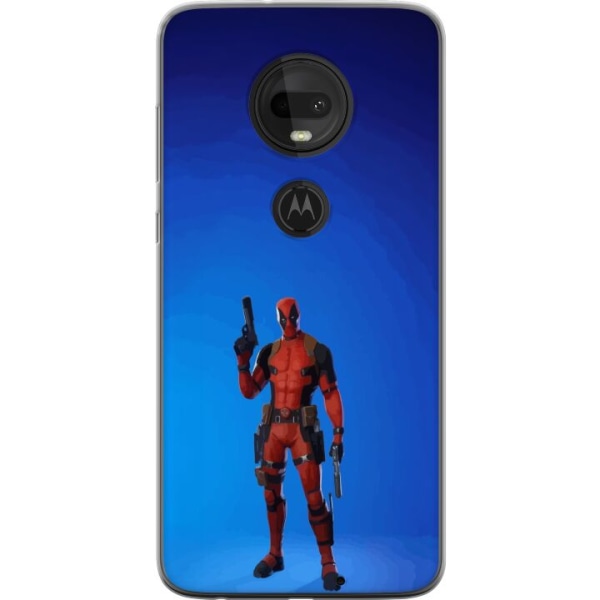 Motorola Moto G7 Läpinäkyvä kuori Fortnite - Spider-Man