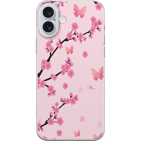 Kompatibelt Mobildeksel til Apple iPhone 16 Plus Blomster