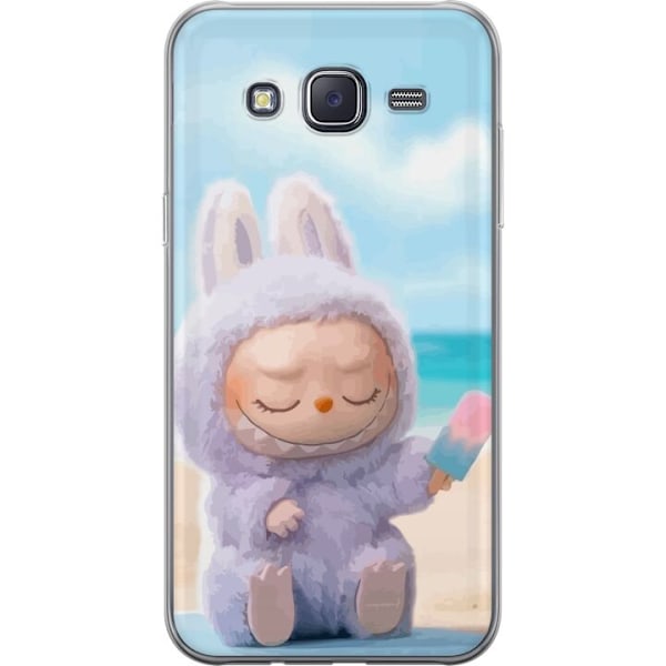 Samsung Galaxy J5 Läpinäkyvä kuori Labubu Vaaleanpunainen T