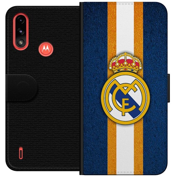 Motorola Moto E7 Power Tegnebogsetui Real Madrid CF