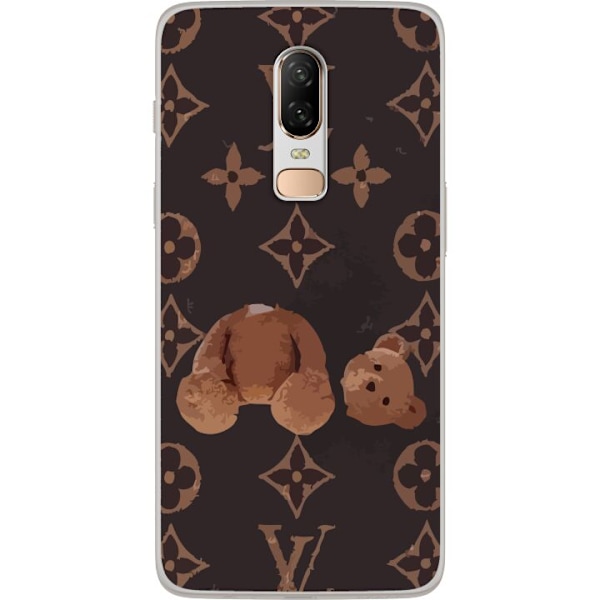 OnePlus 6 Genomskinligt Skal Teddy Sad LV Happy