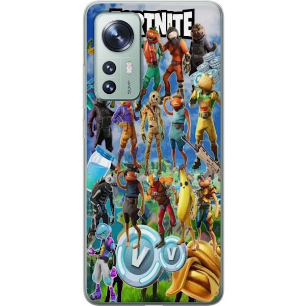 Xiaomi 12 Gennemsigtig cover Fortnite