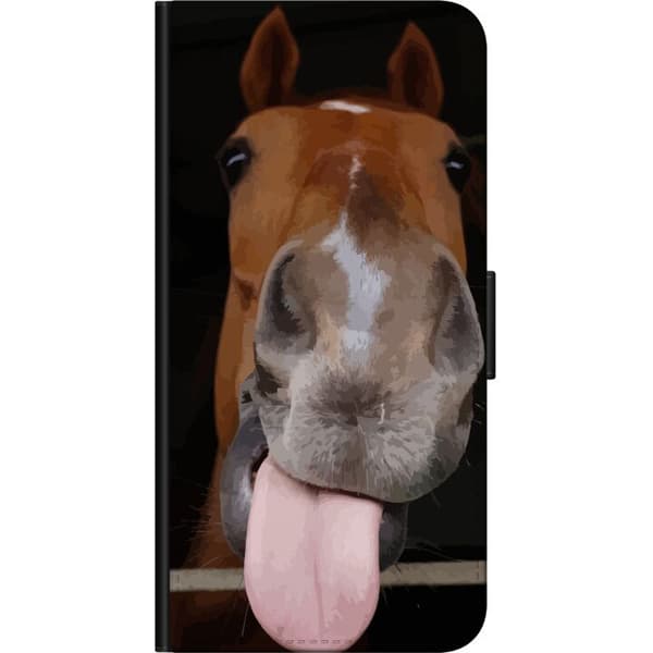 Kompatibelt Plånboksfodral till Samsung Galaxy A03s Rolig häst