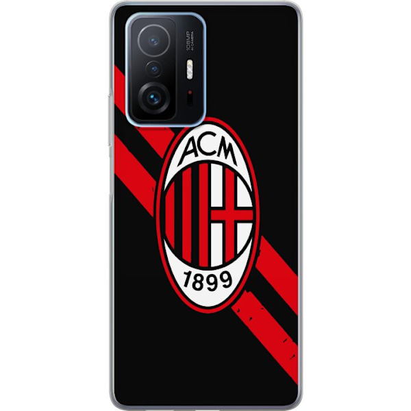 Xiaomi 11T Pro Gjennomsiktig deksel AC Milan