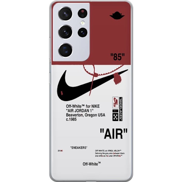 Samsung Galaxy S21 Ultra 5G Läpinäkyvä kuori Nike 85