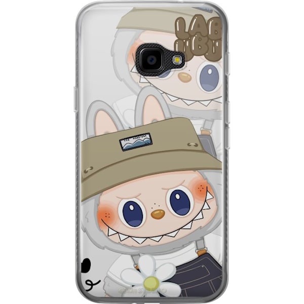 Samsung Galaxy Xcover 4 Läpinäkyvä kuori Labubu Minimal Mood - Yksinkertainen ja tyylikäs hirviösuunnittelu