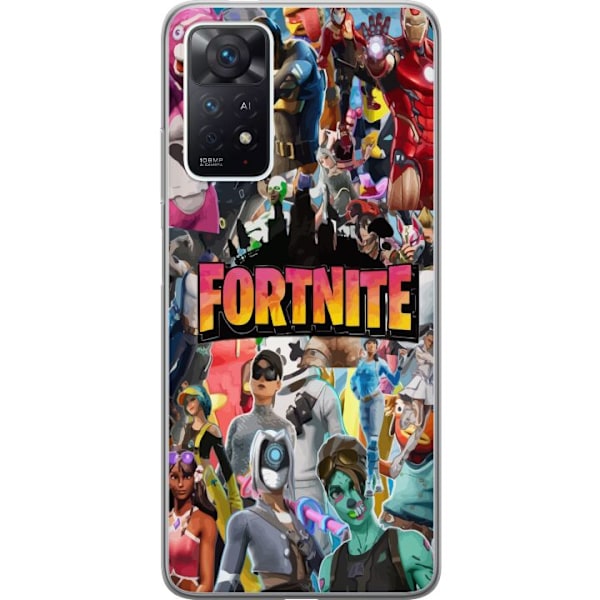 Xiaomi Redmi Note 11 Pro Gennemsigtig cover Fortnite