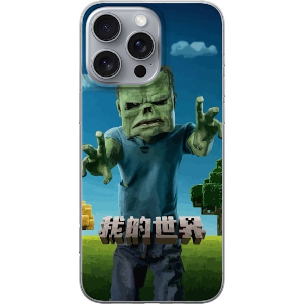 Apple iPhone 16 Pro Max Genomskinligt Skal A Minecraft Movie